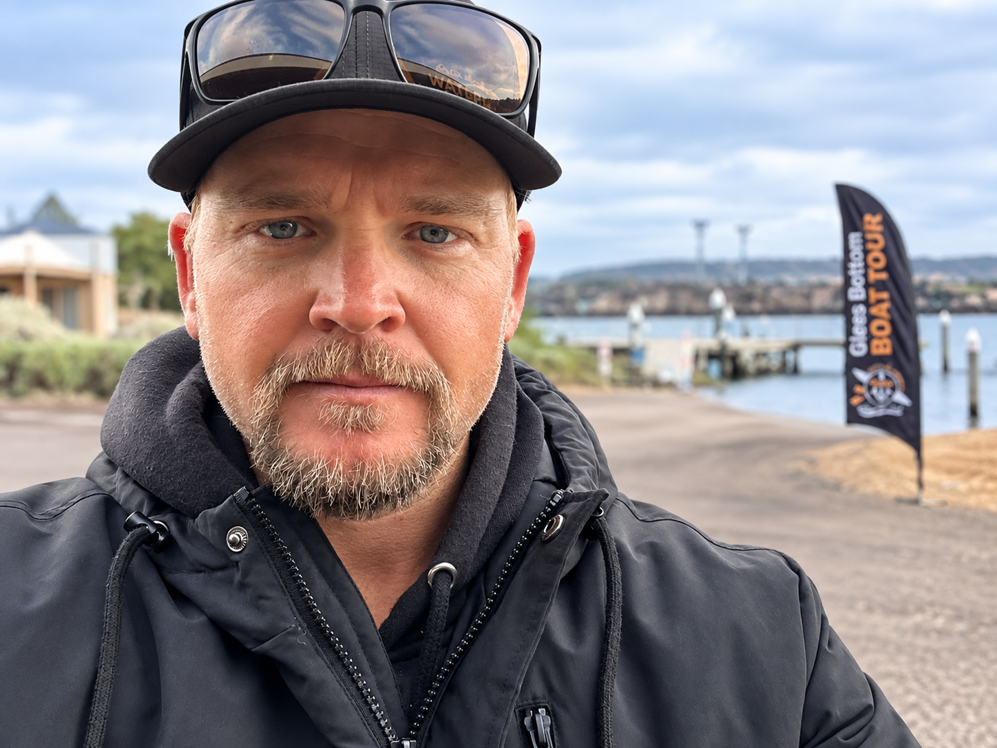Portrait of Matt near the Whyalla marina